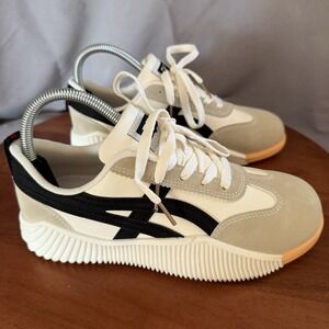 DE FLORENCE Cloudea Retro Comfort Sneakers Beige/White/Black  Women's Size 7